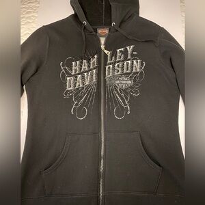Harley-Davidson Zipper Hoodie, Size M